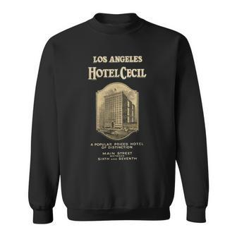 Hotel Cecil Vintage Retro Cecil Hotel Los Angeles Sweatshirt - Monsterry AU