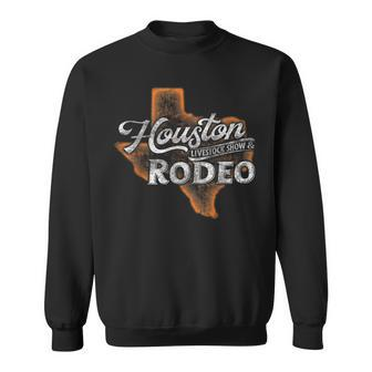 Houston Livestock Rodeo Western Aztec Sweatshirt - Seseable