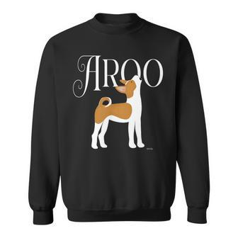 Howling Basenji Puppy Aroo A Sound Of Singing Happy Pack Dog Sweatshirt - Monsterry CA