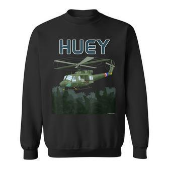 Huey Army Helicopter Military Armed Forces Helicopter Sweatshirt - Monsterry