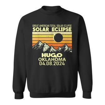 Hugo Oklahoma Total Solar Eclipse 2024 Sweatshirt - Thegiftio UK