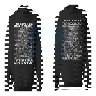 Human By Chance Alpha By Choice Cool Alpha Wolf Sweatshirt - Thegiftio UK