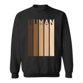 Humano Anti Racismo Parar Racistas Igualdad Derechos Humanos Camisa de entrenamiento - Regaloses