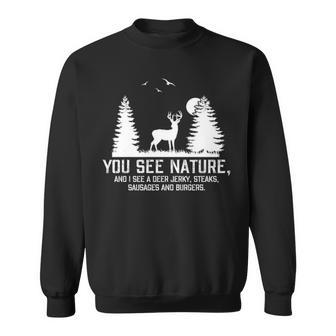 Hunting See Nature Hunting Sweatshirt | Mazezy