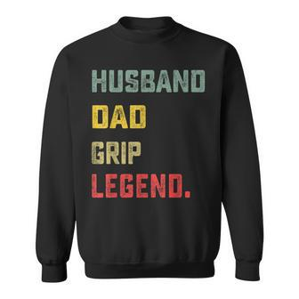 Husband Dad Grip Legend Father's Day Sweatshirt - Thegiftio UK