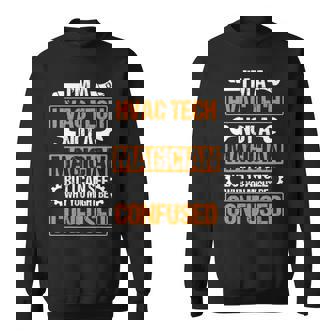 Hvac Tech Not Magician Be Confused Hvac Technician Ac Repair Sweatshirt | Mazezy