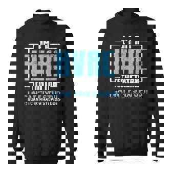 Hvac Technician Hvac Tech Vintage Sweatshirt | Mazezy