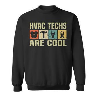 Hvac Techs Hvac Technician For Handyman Sweatshirt | Mazezy