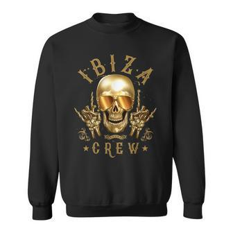 Ibiza Crew Skull Party Vacation Sweatshirt - Thegiftio UK