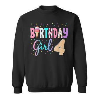 Ice Cream Party Sweet Birthday Theme 1St 3Rd Matching Sweatshirt - Monsterry