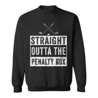 Ice Hockey Player Straight Outta The Penalty Box Sweatshirt - Monsterry DE