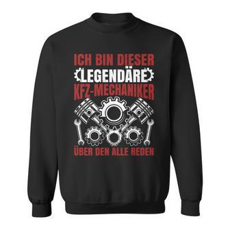 Ich Bin Dieser Legendäre Kfz Mechaniker Long-Sleeved Sweatshirt - Seseable