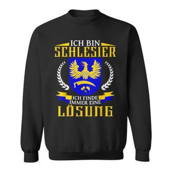 Ich Bin SchlesierOberschlesia Schlesia Origin German Language Sweatshirt - Seseable
