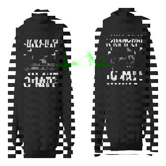 Ich Kam Ich Sag Ich Mäh German Language Sweatshirt - Seseable