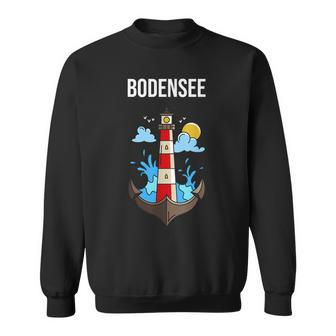 Ich Liebe Den Bodensee Black Sweatshirt - Seseable
