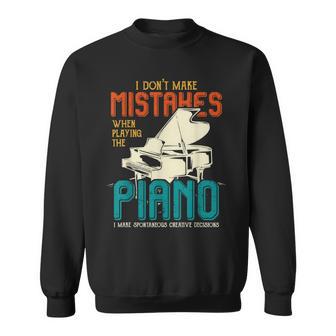 Ich Mache Keine Fehlbei Klavierspiel I'm Not Mistake Sweatshirt - Seseable