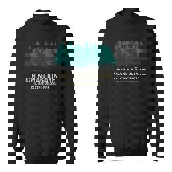 Ich Mag Bäume Waldfreunde Waldliebe German Language Sweatshirt - Seseable