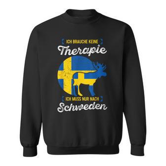 Ich Muss Nur Nach Sweden German Language Sweatshirt - Seseable