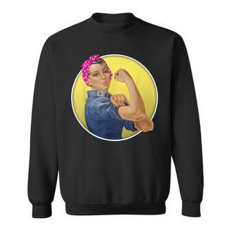 Iconic Rosie The Riveter Feminist Vintage T Sweatshirt - Monsterry DE