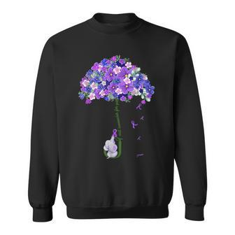 I'll Remember For You Purple Elephant Alzheimer's Awareness Sweatshirt - Thegiftio UK