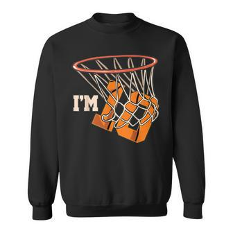 I'm 10 Basketball Theme Birthday Party Celebration 10Th Sweatshirt - Monsterry CA