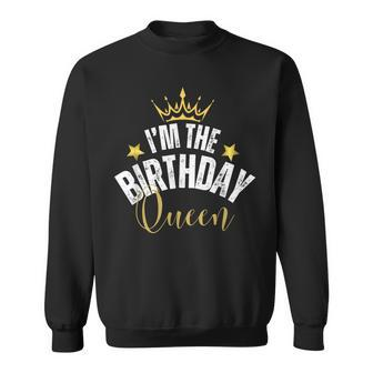 I'm The Birthday Queen Matching Birthday Party Cool Couples Sweatshirt - Seseable
