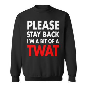 I'm A Bit Of A Twat Snarky Adult Humor Pun Joke Sweatshirt - Thegiftio UK