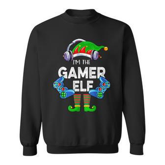 I'm Gamer Elf Christmas Xmas Holiday Elf Matching Sweatshirt | Mazezy