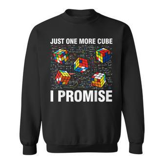 I'm Just Here To Solve Cubes Math Lover Speed Cubing Sweatshirt - Monsterry