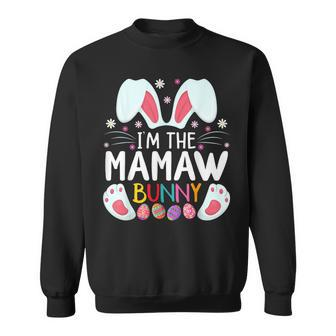 I'm The Mamaw Bunny Matching Family Easter Party Sweatshirt | Mazezy