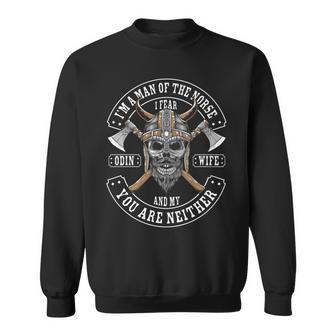 I'm A Man Of The Norse Lustiger Wikinger Ehemann Papa Sweatshirt - Geschenkecke