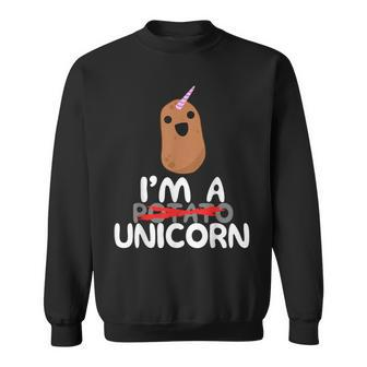 I'm A Potato Unicorn Potato Potatoes Gag Sweatshirt - Thegiftio UK