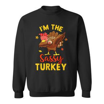I'm The Sassy Turkey Matching Family Thanksgiving Day Party Sweatshirt - Monsterry AU