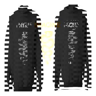 Imagine Fantasy Dragon Tattoo Style Sweatshirt - Thegiftio UK