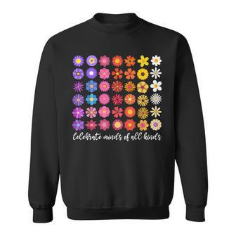 Inclusion Celebrate Minds Of All Kinds Autism Awareness Sweatshirt | Mazezy