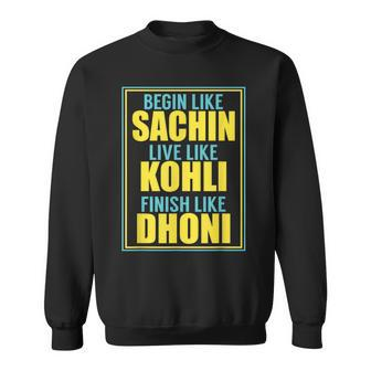 Indian Cricket Team Supporter Jersey Sweatshirt - Monsterry DE