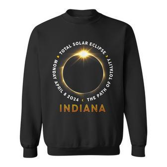 Indiana Total Solar Eclipse 2024 Totality 040824 America Sweatshirt - Monsterry UK