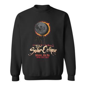 Indiana Usa North American Total Solar Eclipse 2024 Sweatshirt - Monsterry DE