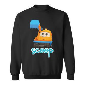 The Inquisitive Dump Truck Leo Excavator Scoop Sweatshirt - Monsterry AU