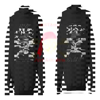 Instant Pirate Just Add Rum Skull & Crossbones Jolly Roger Sweatshirt - Thegiftio
