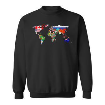 International World Flags Flag Of The Countries Of The World Sweatshirt - Monsterry UK