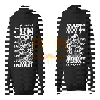 Intolerante Al Gluten Moda Meme Raro Irónico Sarcástico Divertido Camisa de entrenamiento - Regaloses