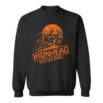 Ironhead Custom Bikes Motorcycle Riding Sweatshirt - Monsterry DE