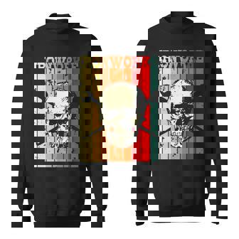 Ironworker Vintage Retro Union Worker Sweatshirt | Mazezy