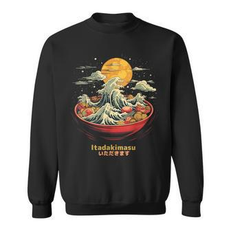Itadakimasu Japanese Ramen Noodles & Anime Love Sweatshirt - Monsterry DE
