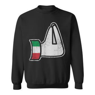 Italia Italian Italy Hand Gesture Italiano Humor Sweatshirt - Thegiftio UK
