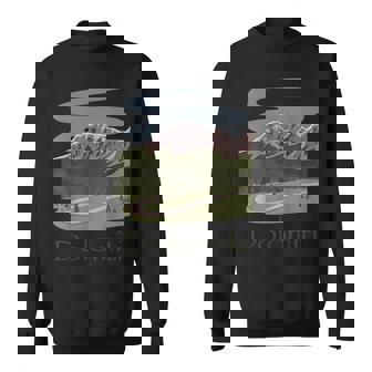 Italian Dolomites Hiking Travel The Alps Apparel Sweatshirt - Monsterry