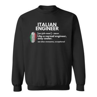 Italian Engineer Definition Italy Engineering Sweatshirt - Monsterry AU