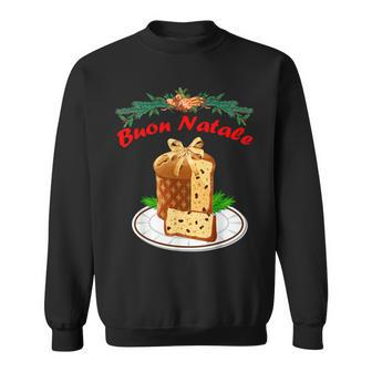 Italian Panettone Christmas Christmas Italian Food Sweatshirt | Mazezy