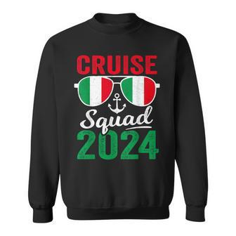 Italy Cruise Squad 2024 Summer Vacation Matching Family Sweatshirt | Mazezy DE